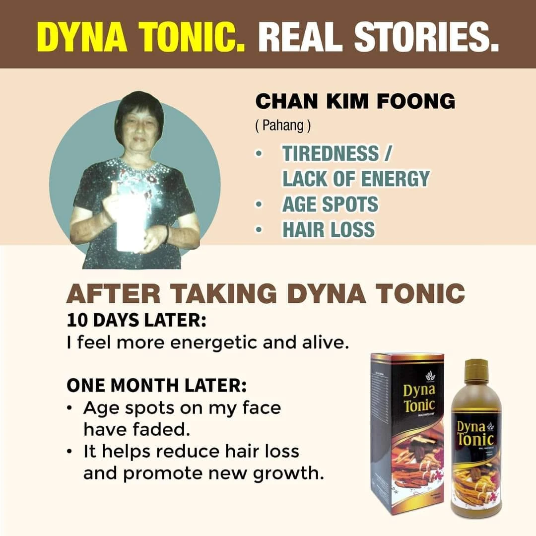 DYNA TONIC HERBAL IMMUNE BOOSTER / ANTI -AGING DRINK