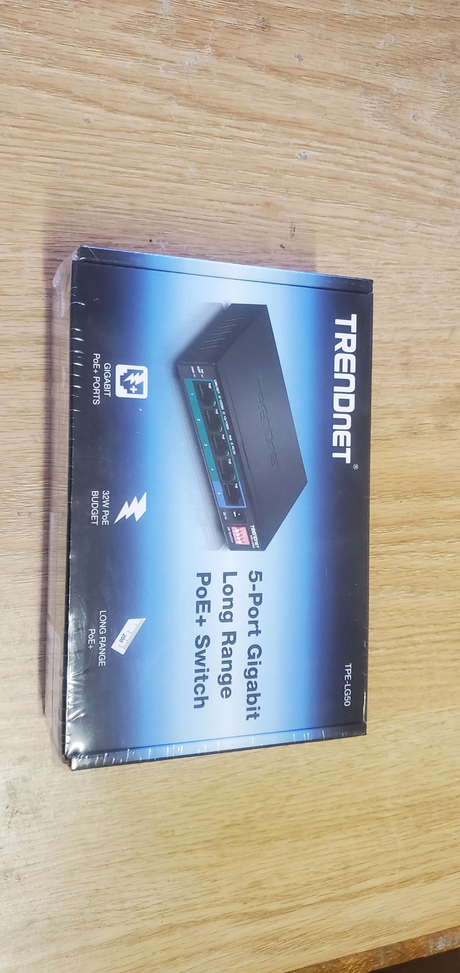 TrendNet 5-Port Gigabit Long Range PoE+ Switch