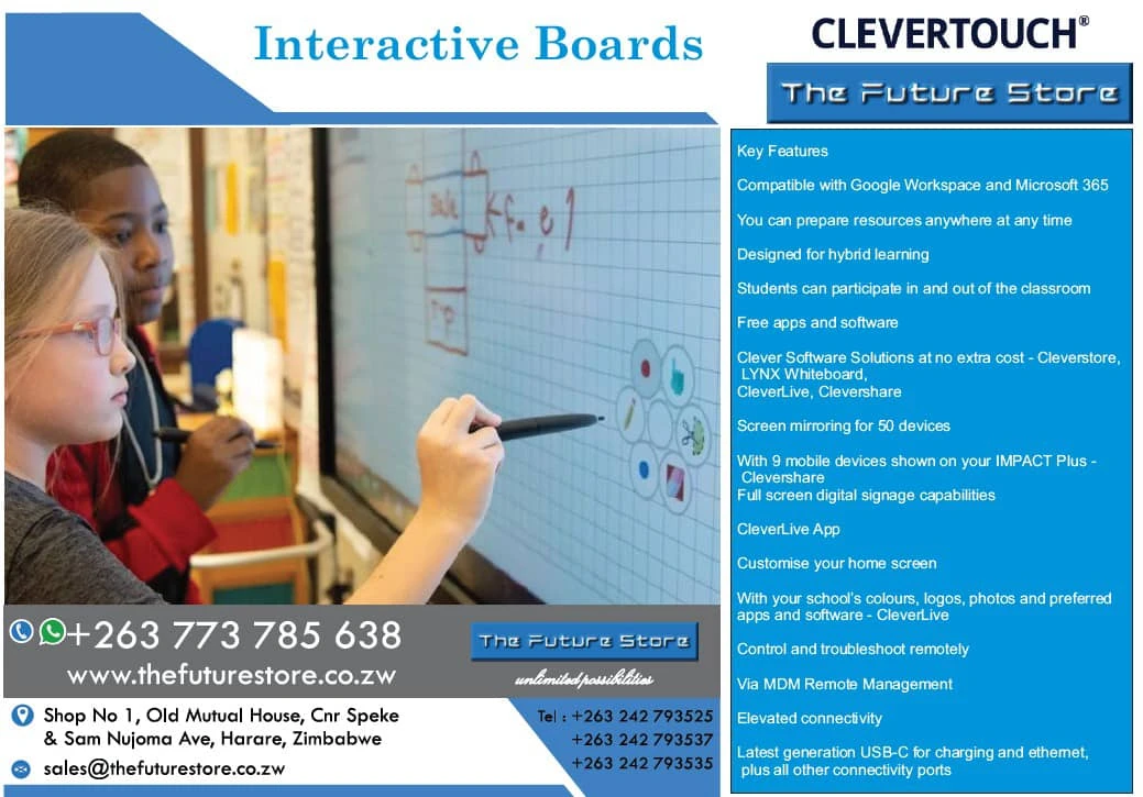 INTERACTIVE BOARDS FOR BOARDROOMS AND CLASSROOMS