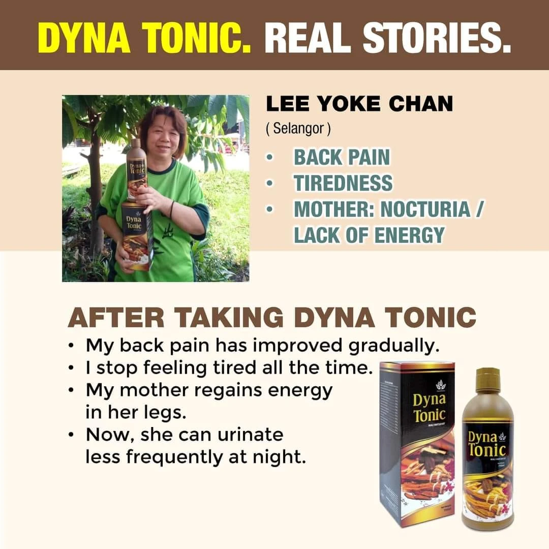 DYNA TONIC HERBAL IMMUNE BOOSTER / ANTI -AGING DRINK