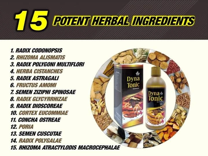 DYNA TONIC HERBAL IMMUNE BOOSTER / ANTI -AGING DRINK